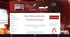 Desktop Screenshot of omas-kueche-binz.de
